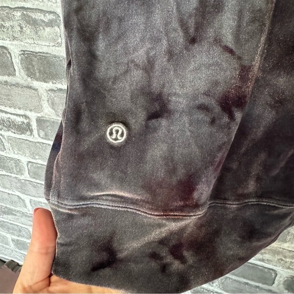 NWT Lululemon Velour Warm Down Crew sweater Interstellar Dark Grey Multi IADK - Picture 12 of 12